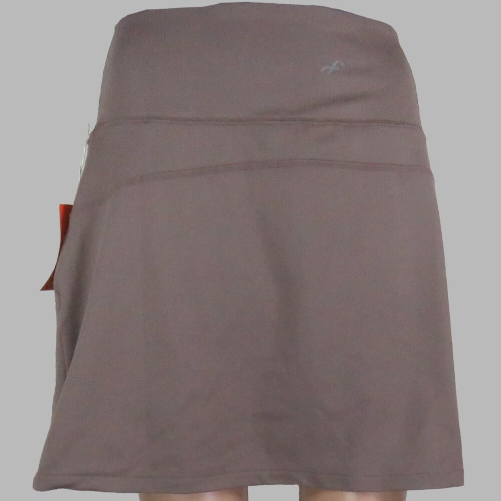 NWT Freely Women's Deep Taupe Avalynn Skorts Size L (C1970)